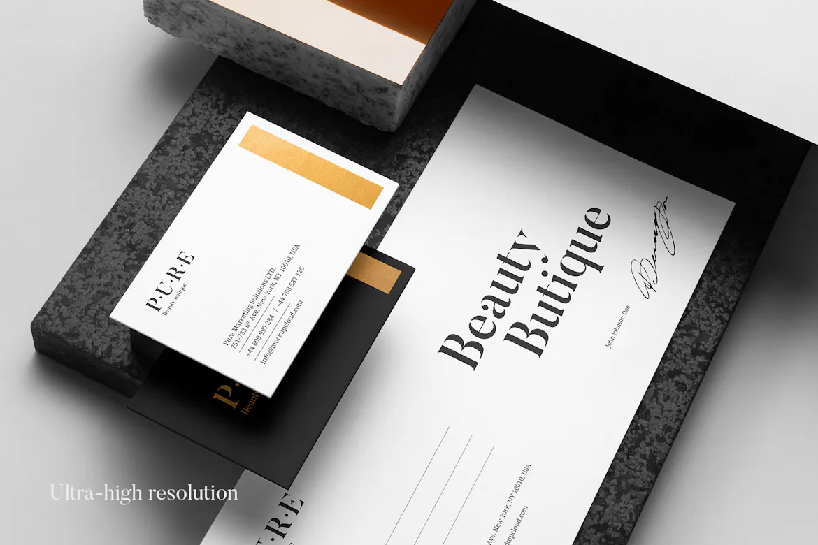 Download Pure Branding Mockup Vol 2 Download Free And Premium Quality Stationery And Branding Mockups PSD Mockup Templates