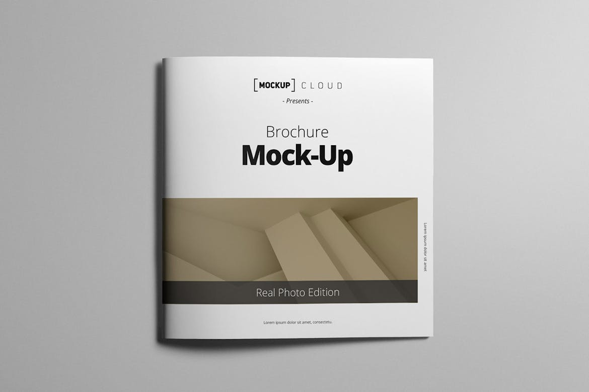 Квадратный каталог мокап