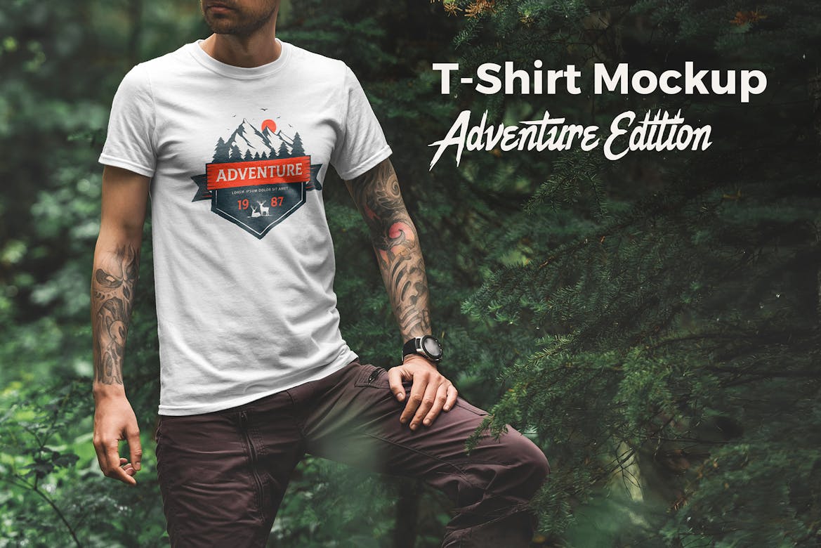 Download T Shirt Mockup Adventure Edition Premium Free Psd Mockup Store