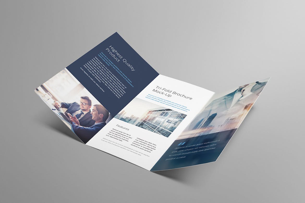 Download Tri Fold Brochure Mockup Premium Free Psd Mockup Store