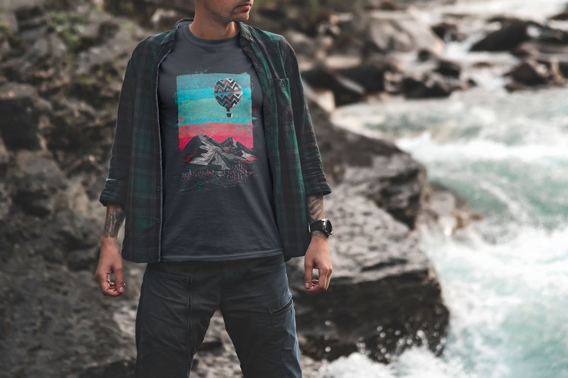 Download Free T Shirt Mockup Adventure Edition Premium Free Psd Mockup Store PSD Mockups.