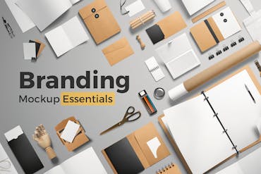 Download Free Art Craft Stationery Branding Mockup Premium Free Psd Mockup Store PSD Mockups.