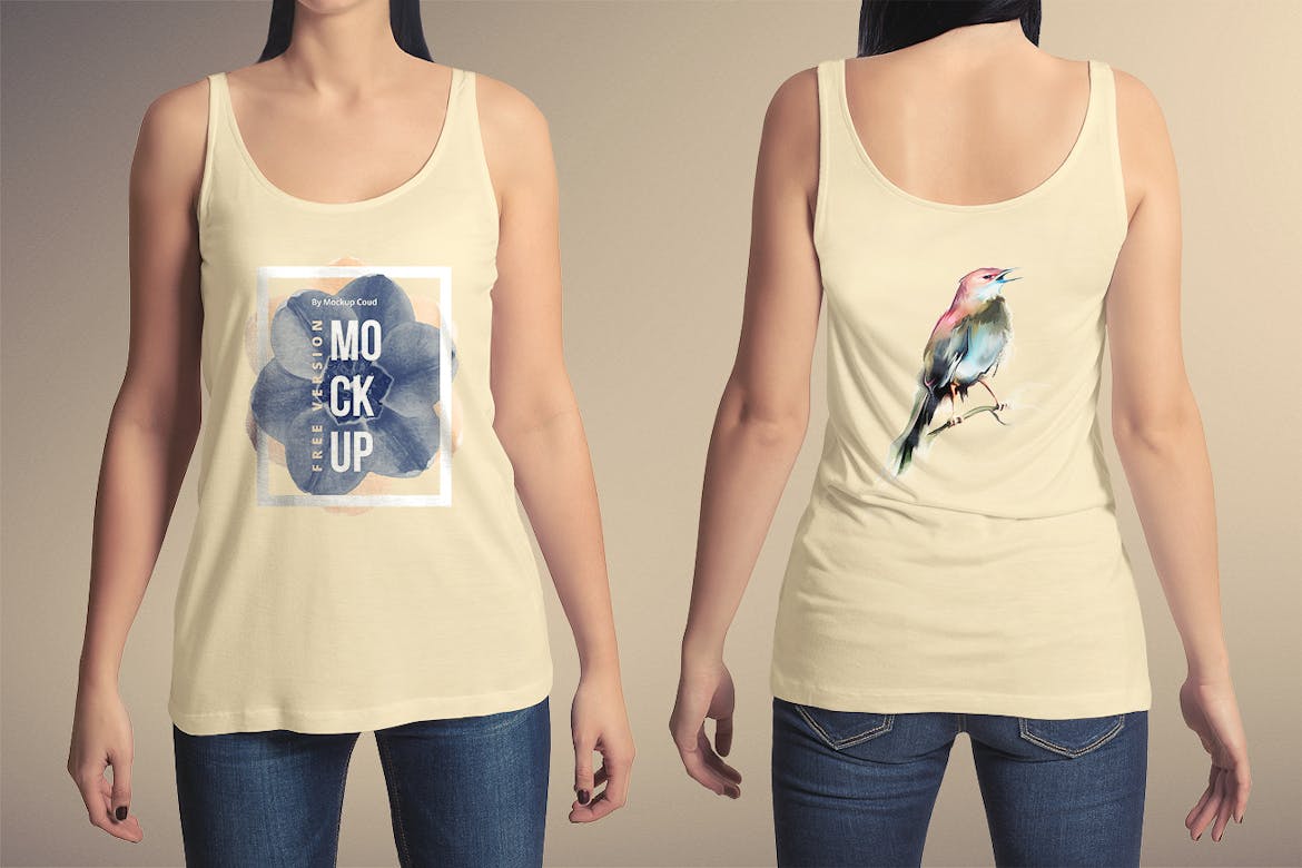 T-Shirt Free Female Mockup | Premium & Free Psd Mockup Store