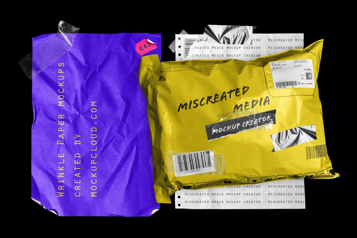 Ad Joulu Plastic Wrinkle Mockup By Bolderaja1 Studio On Creativemarket Featuring Natural Plastic Wrinkles Ideal Stationery Mockup Plastic Texture Mockup