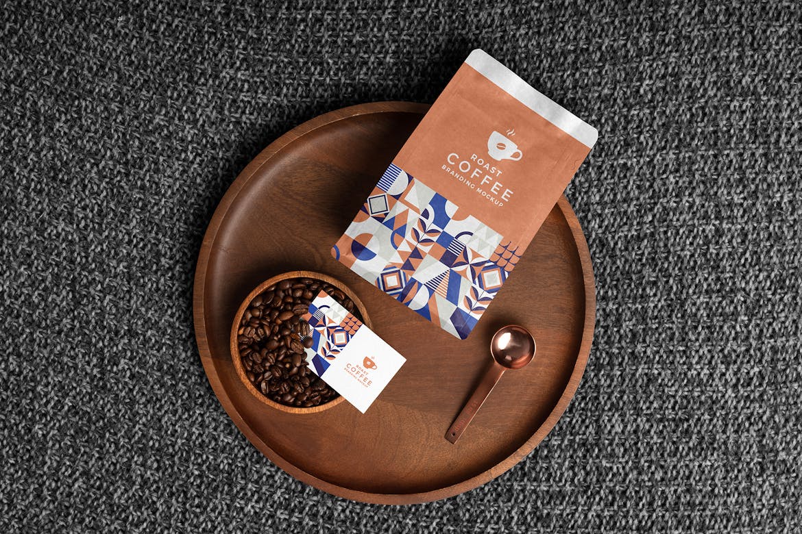 Download Roast Free Coffee Packaging Mockup Premium Free Psd Mockup Store
