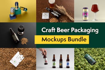 Craft Beer Packaging Mockups