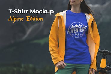 T-Shirt Mockup Alpine Edition