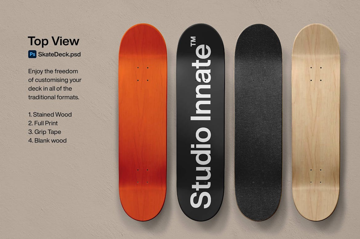 Download Skateboard Mockup Premium Free Psd Mockup Store