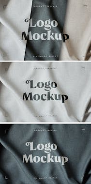 Fabric Print Logo Mockup Set | Premium & Free PSD Mockup Store