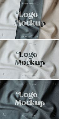 Fabric Print Logo Mockup Set | Premium & Free PSD Mockup Store