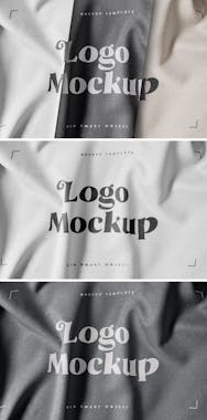 Fabric Print Logo Mockup Set | Premium & Free PSD Mockup Store