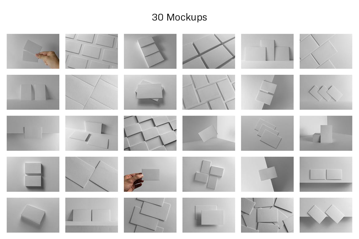 Business Card Mockup Bundle