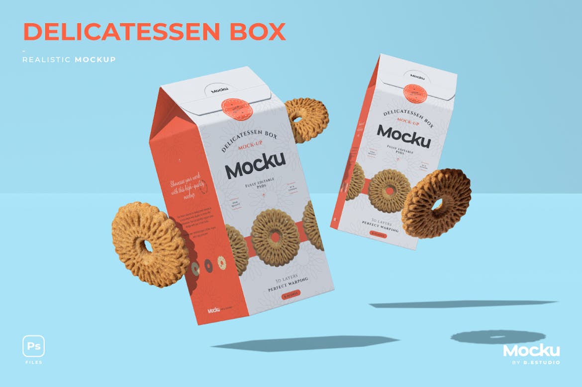 Download Cookies Box Mockup Premium Free Psd Mockup Store