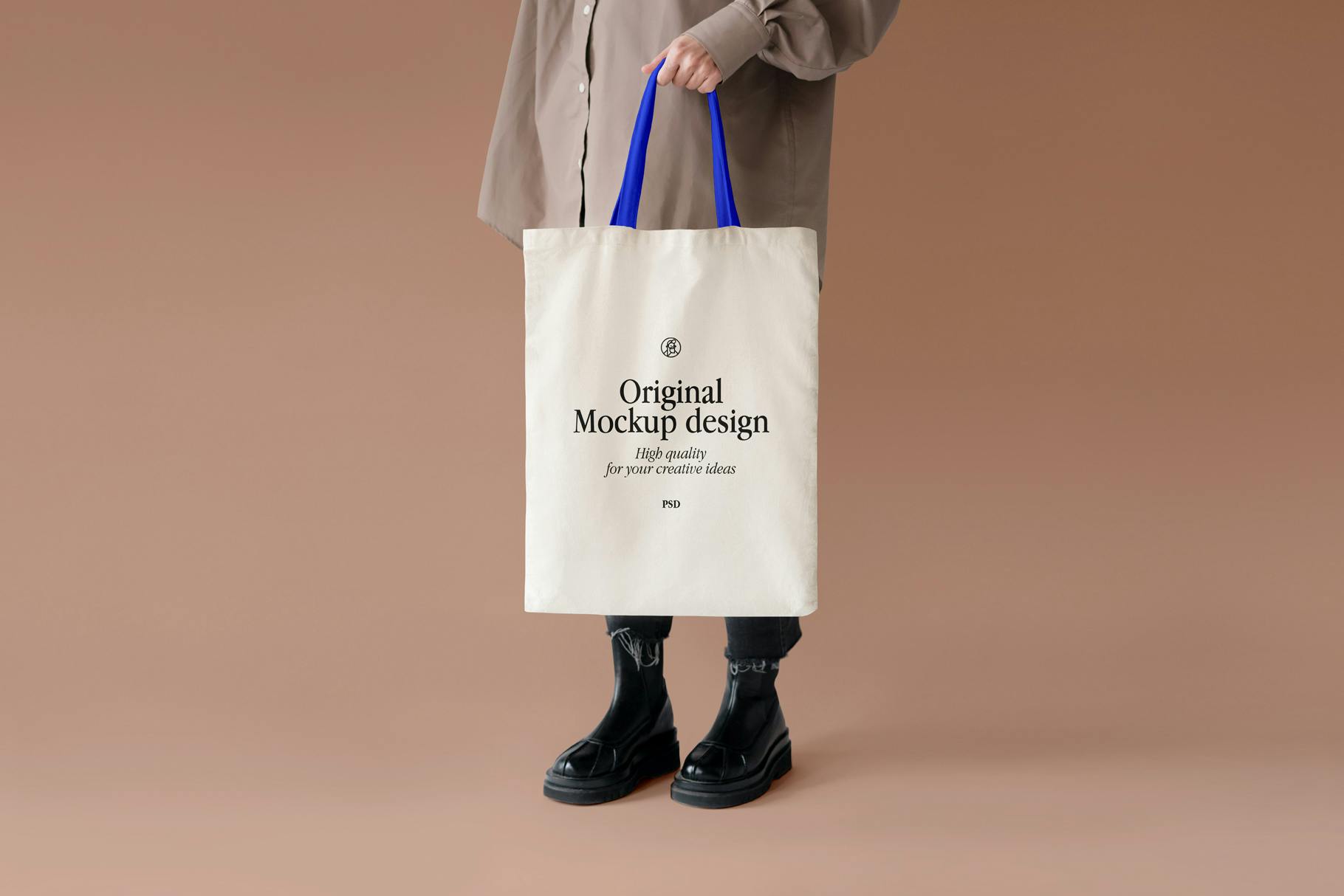 Tote bag outlet mock up psd