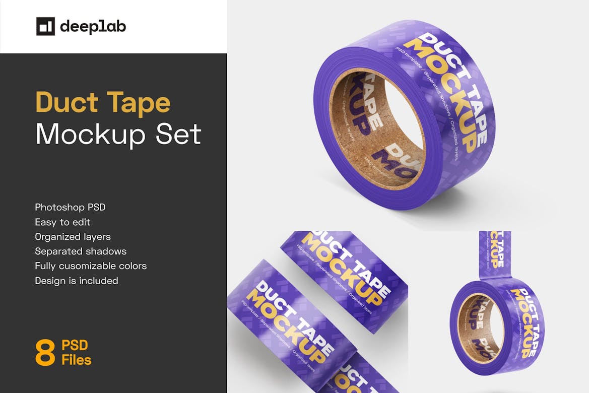 Download Duct Tape Mockup Set Premium Free Psd Mockup Store