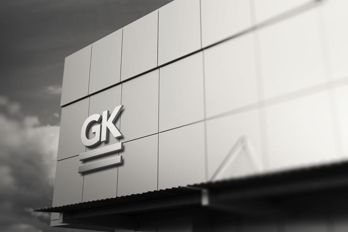 3D Logo Signage Wall Mock-Up v.2 3D Logo Signage Wall Mock-Up v.2