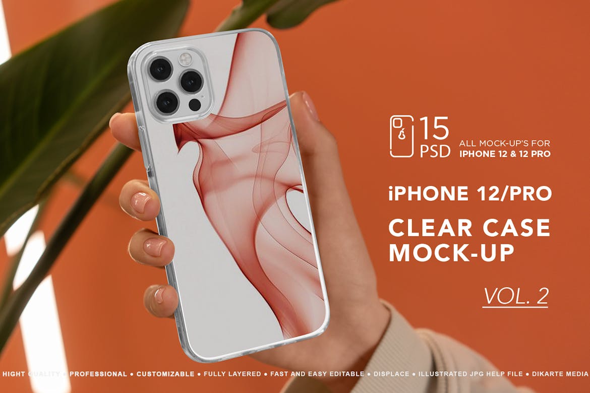 Iphone 12 Clear Case Mockup Vol 2 Premium Free Psd Mockup Store