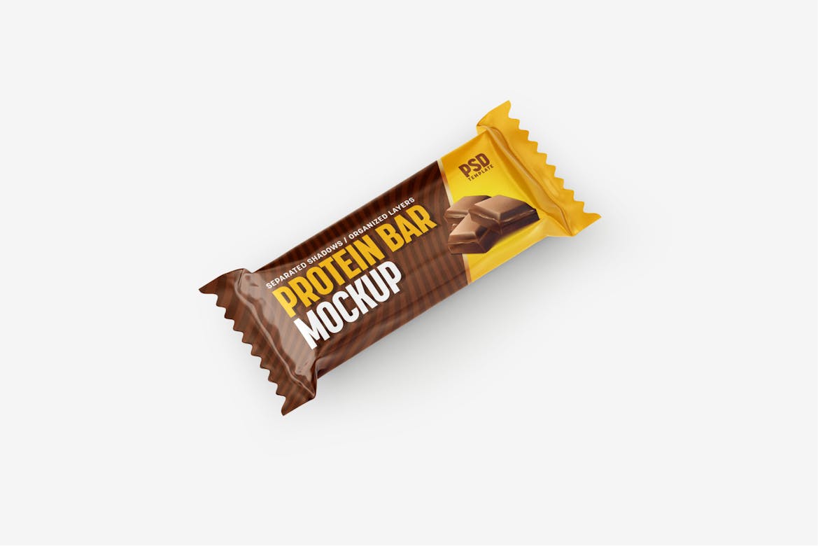 Protein Bar Mockup Set | Snack | Premium & Free PSD Mockup Store