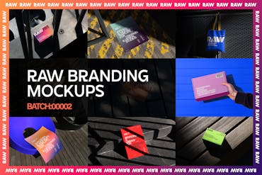 Raw Branding Mockups / Batch 00002