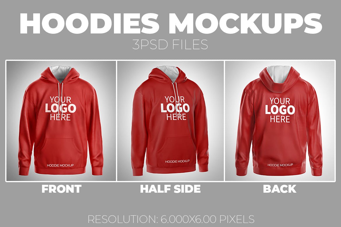 Hoodie on sale mockup illustrator