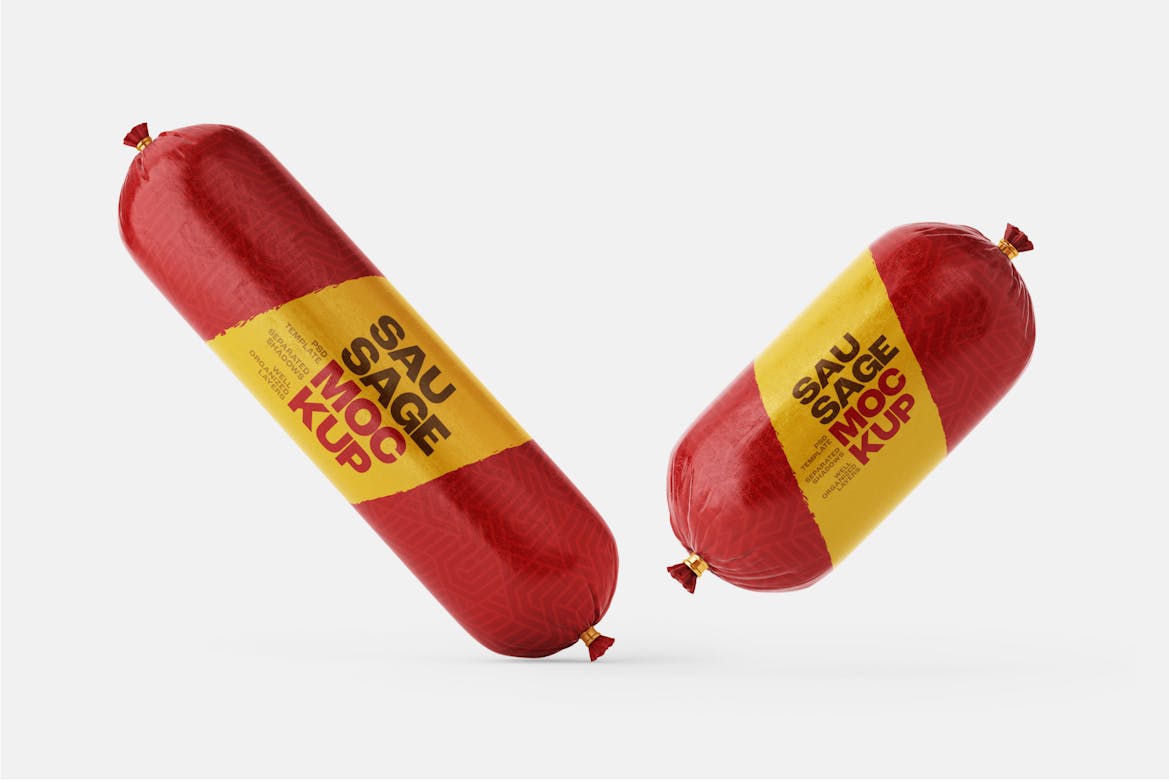 Sausage Chub Mockup Set | Premium & Free PSD Mockup Store