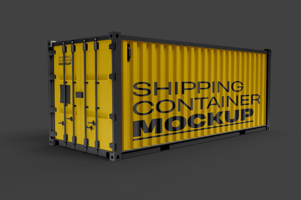 Shipping Container Mockup | Premium & Free PSD Mockup Store