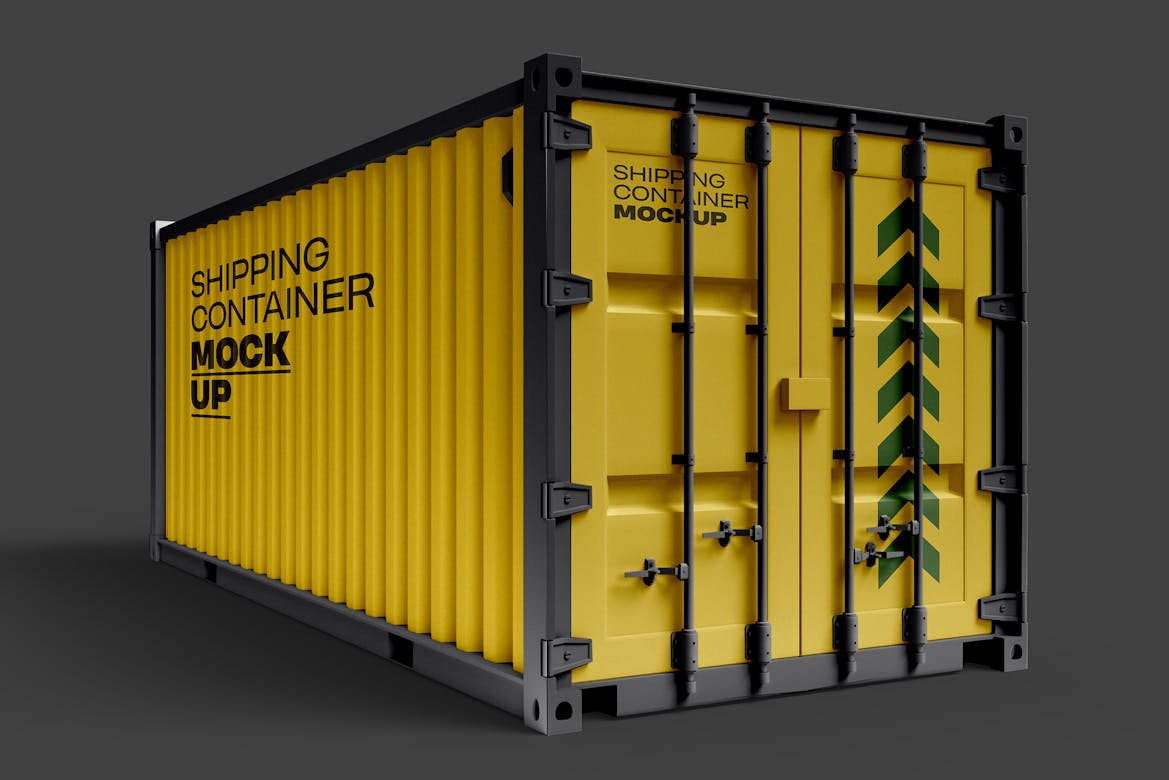 Shipping Container Mockup | Premium & Free PSD Mockup Store