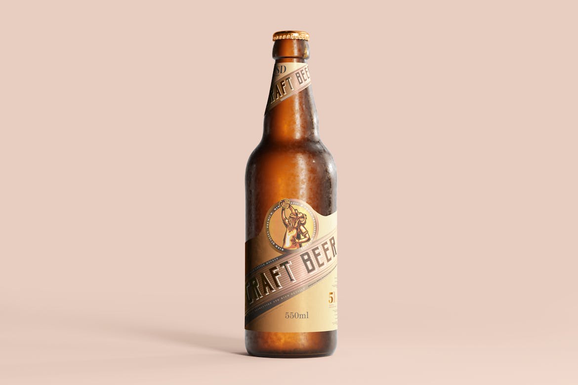 175x Cold Beer Bottle Mock-up Bundle
