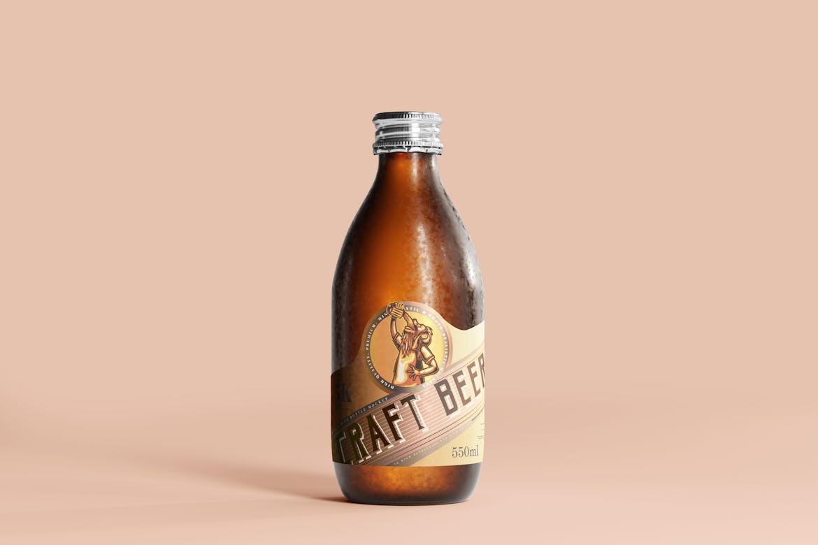 175x Cold Beer Bottle Mock-up Bundle