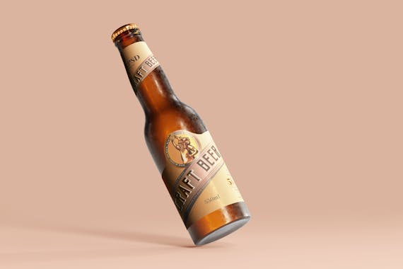 175x Cold Beer Bottle Mock-up Bundle