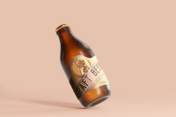 175x Cold Beer Bottle Mock-up Bundle