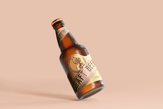 175x Cold Beer Bottle Mock-up Bundle