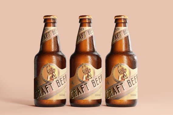 175x Cold Beer Bottle Mock-up Bundle