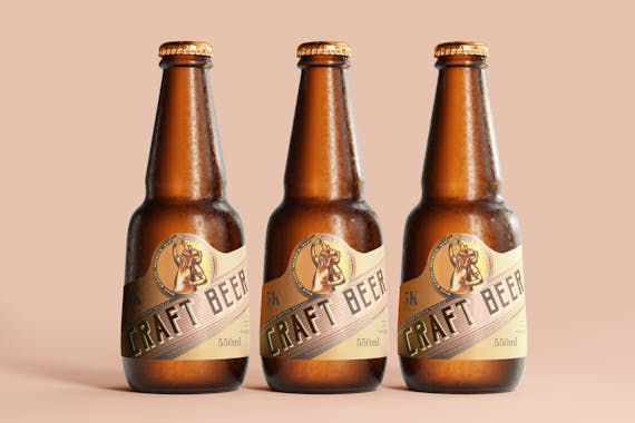 175x Cold Beer Bottle Mock-up Bundle