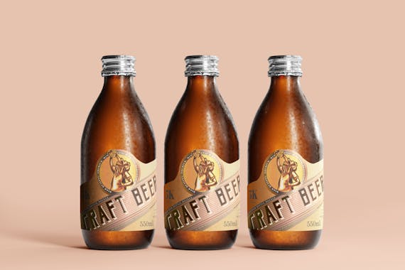 175x Cold Beer Bottle Mock-up Bundle
