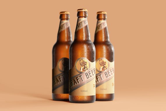 175x Cold Beer Bottle Mock-up Bundle
