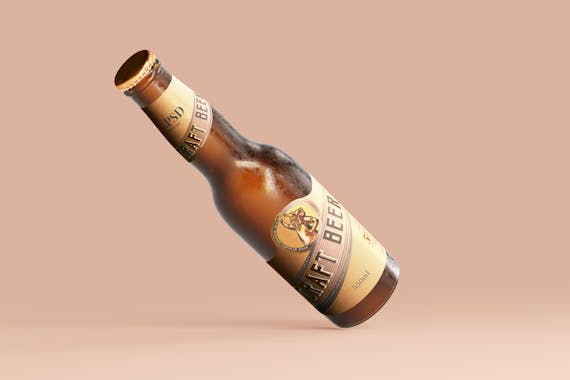 175x Cold Beer Bottle Mock-up Bundle