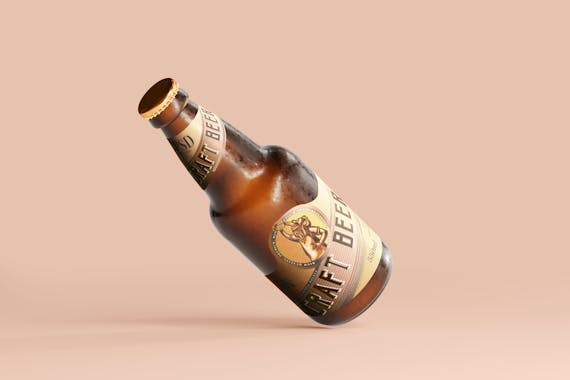 175x Cold Beer Bottle Mock-up Bundle