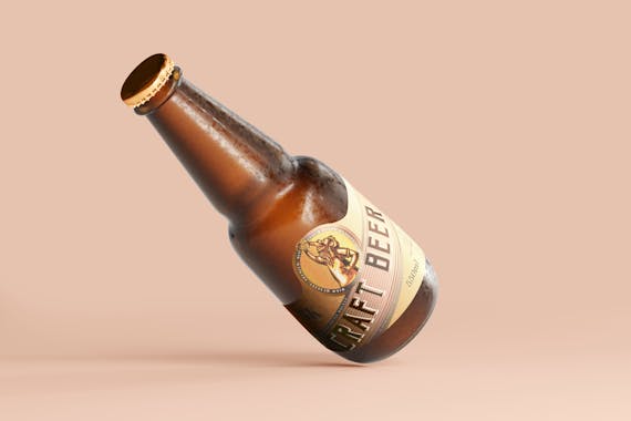 175x Cold Beer Bottle Mock-up Bundle