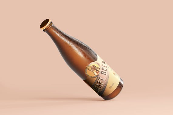 175x Cold Beer Bottle Mock-up Bundle