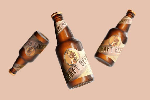 175x Cold Beer Bottle Mock-up Bundle