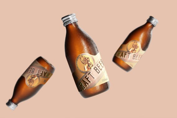 175x Cold Beer Bottle Mock-up Bundle
