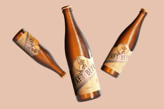 175x Cold Beer Bottle Mock-up Bundle