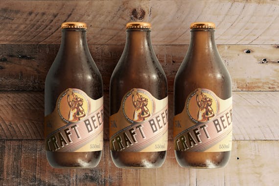 175x Cold Beer Bottle Mock-up Bundle
