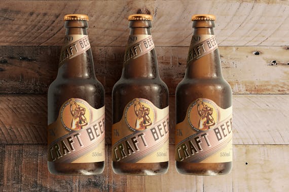 175x Cold Beer Bottle Mock-up Bundle