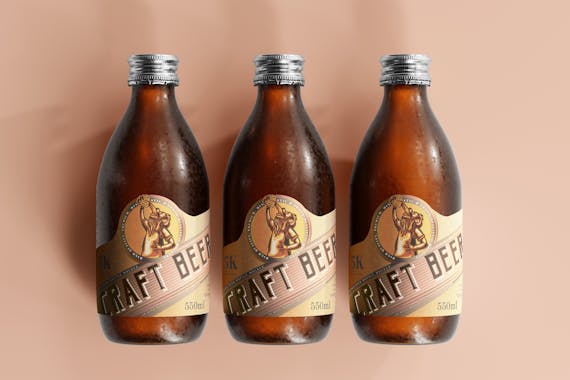 175x Cold Beer Bottle Mock-up Bundle
