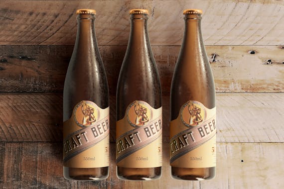 175x Cold Beer Bottle Mock-up Bundle