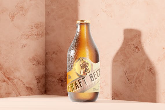 175x Cold Beer Bottle Mock-up Bundle