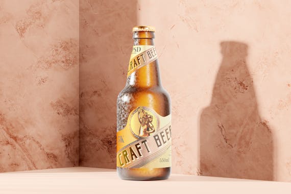 175x Cold Beer Bottle Mock-up Bundle