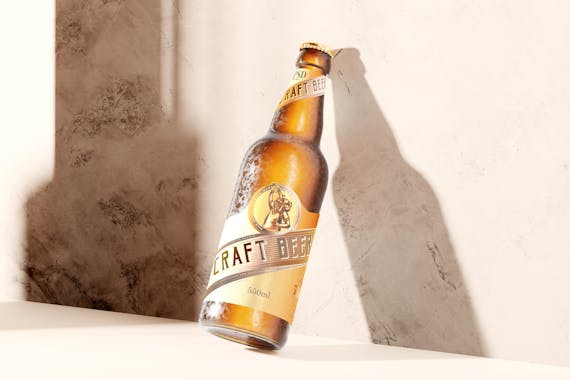 175x Cold Beer Bottle Mock-up Bundle